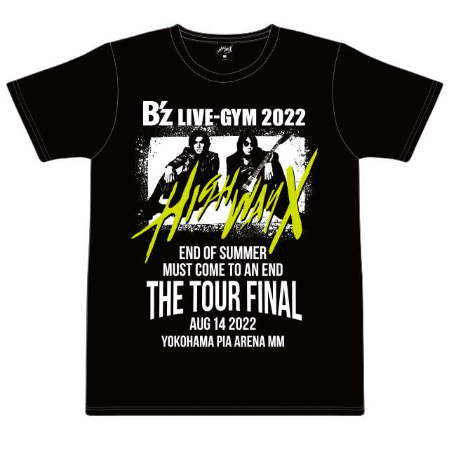 B'z Pleasure 2023 -STARS- ファイナルTシャツ ブラックファッション
