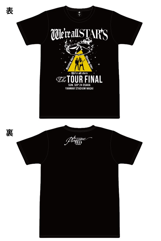 B'z LIVE-GYM Pleasure 2023 STARS Tシャツ