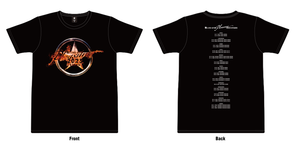 B'z LIVE-GYM Pleasure 2023 STARS Tシャツ XL - daterightstuff.com